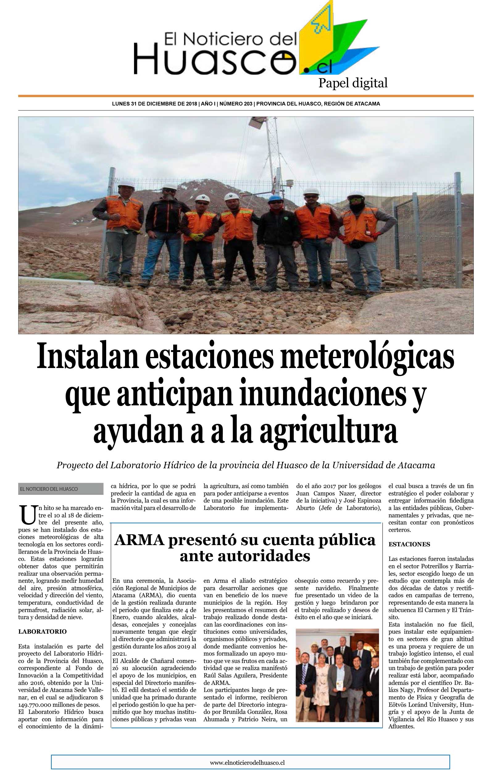 el noticiero del huasco